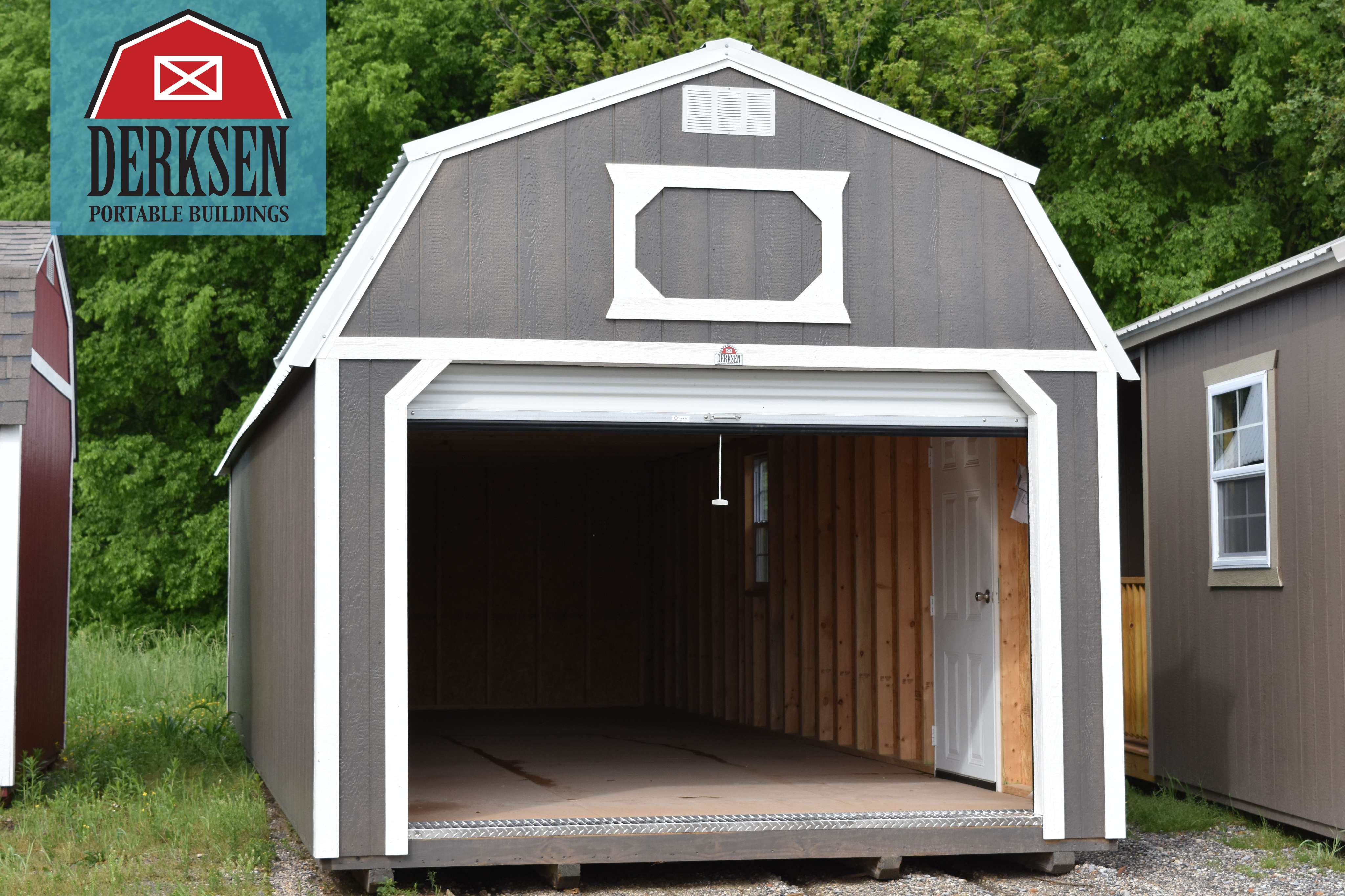 Lofted Garage Building